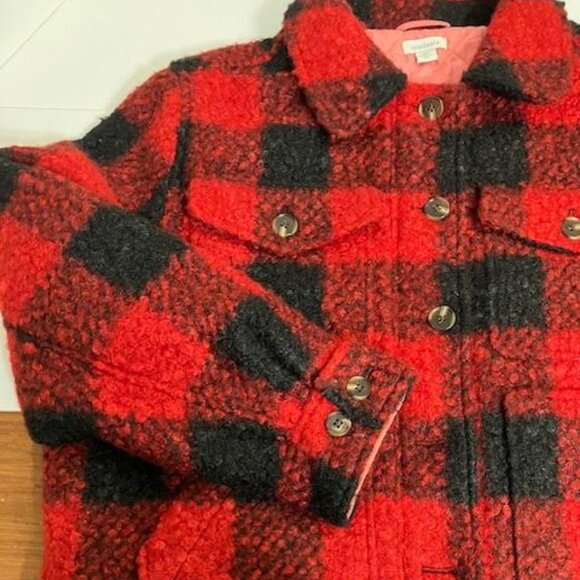 NEW Sundance Woodcutters Buffalo Plaid Sherpa Jacket Size XL - Picture 14 of 15